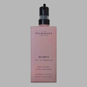 NEW Pecksniff's Quartz Love & Compassion Rose & Peony Luxury Hand Wash Pump